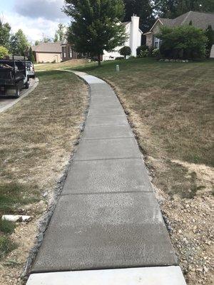 Sidewalk in Grand Blanc mi