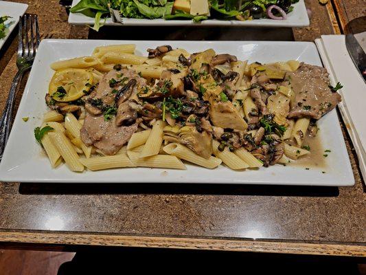 Veal Piccata was scrumptious