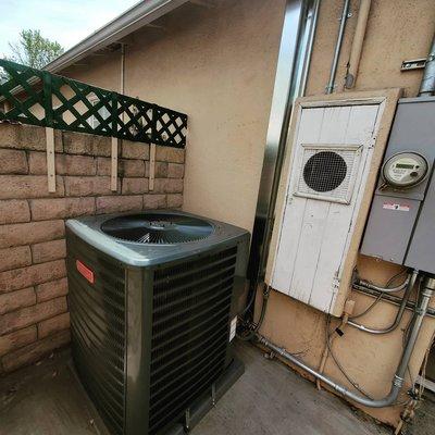 16 SEER 4 Ton Condenser Installation