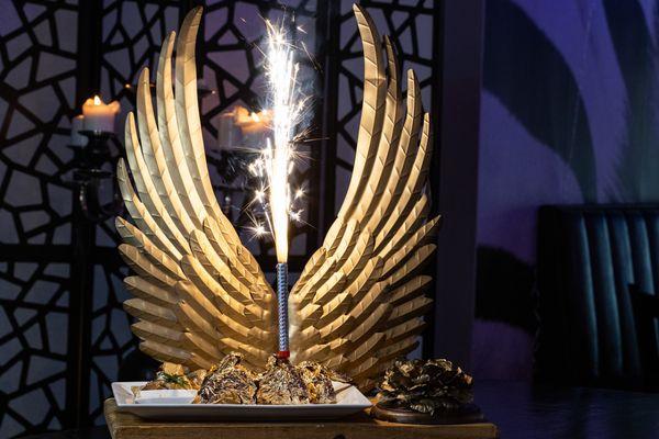 24 K Gold wings