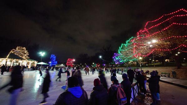 Skating away!