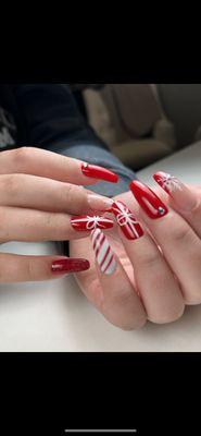 Sharp/designed nails