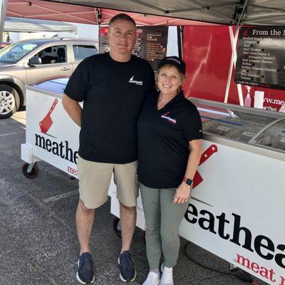 Bruce and Lisa Schafman, owners of Meatheads Meat Market