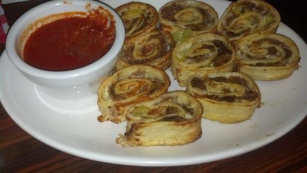 Italian Beef Pinwheels.