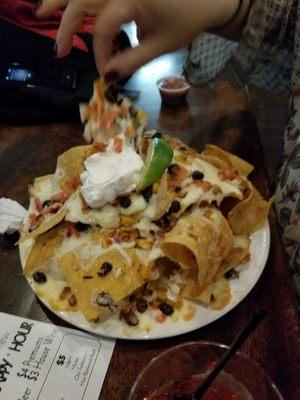 Happy hour nachos