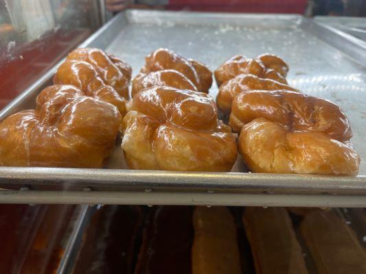 World famous Cinnamon twist with a glaze shield