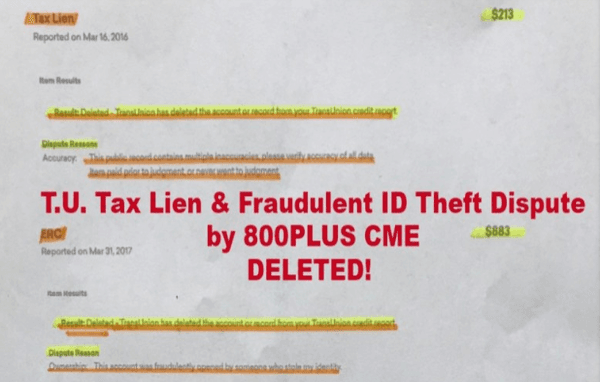 Tax Lien, Fraud & Identity theft services