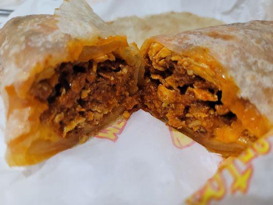 Chorizo Breakfast Burrito