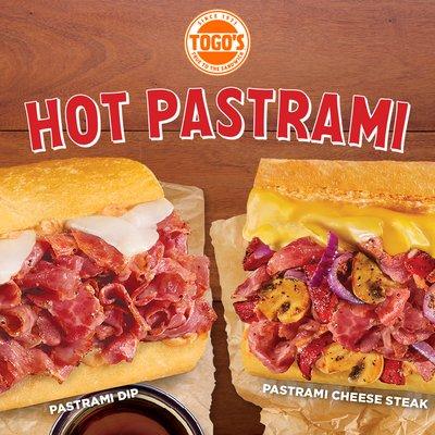 Try one of our Newest Pastrami Sandwiches – Pastrami Dip & Pastrami Cheese Steak!