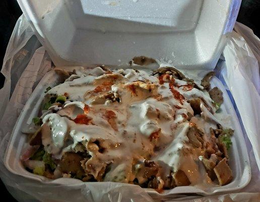 My best gyro over salad in TX.