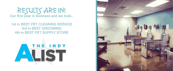 Indy A-List winner our first year in business, BEST Pet Cleaning Services