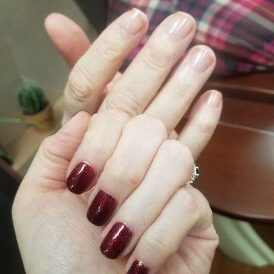 Nails for me and my mother.