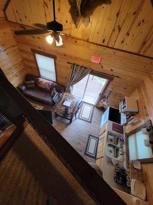 Overview from loft in Buck Haven