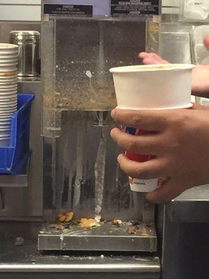 This is the machine they made my Blizzard in.