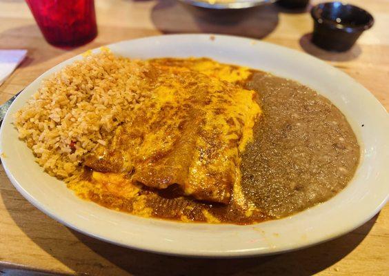 Cheese Enchilada Plate