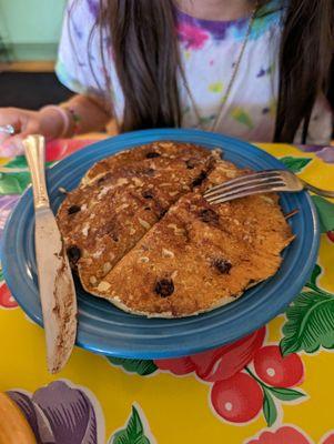 Chocolate chip pancakes