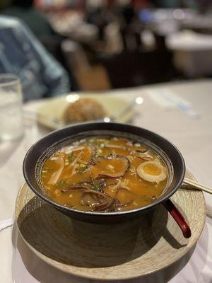 Spicy miso ramen with pork