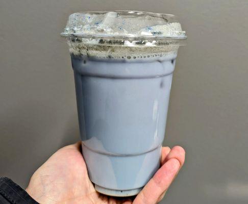 Blue Lavender Latte. Looked pretty but taste wasn't for me. IG:@HungryChaus