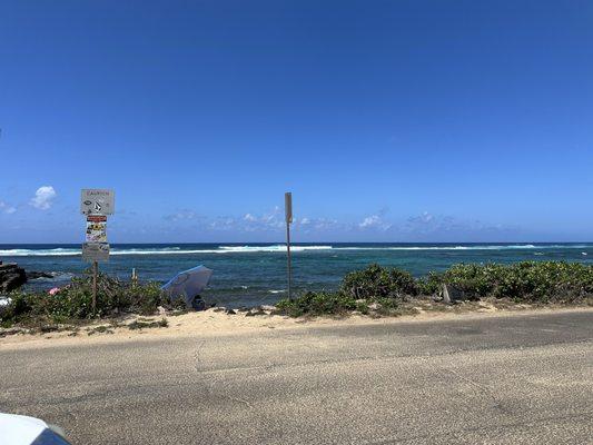 Lawa'i Beach swells coming in, dive site