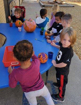 Pumpkin painting