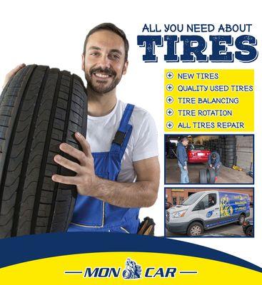 WE ARE YOUR LOCAL TIRE SHOP, FOR SALES AND SERVICE