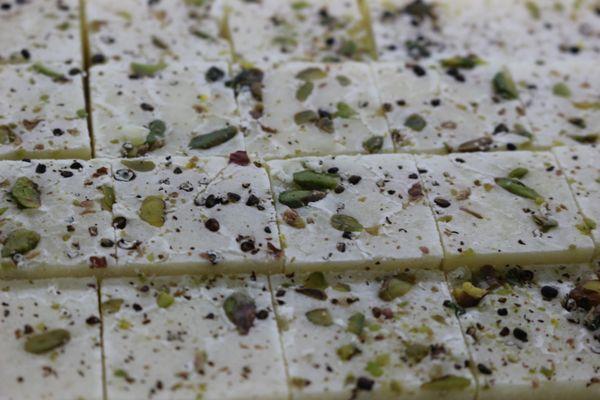 Pista Barfi (Pistachio, milky sweet)