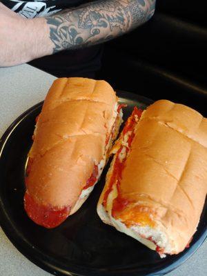 Pizza hoagie