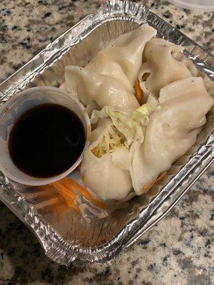 Steamed veggie dumplings