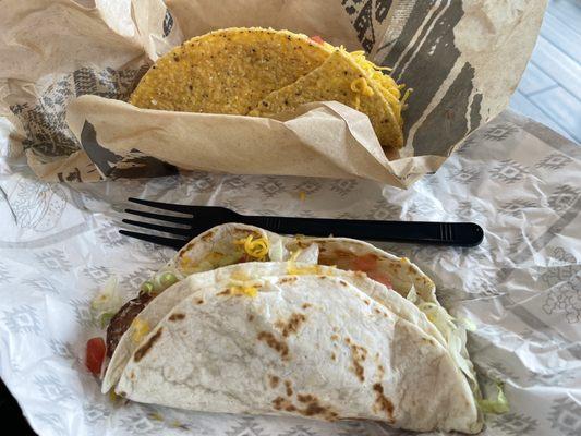 Grilled Chicken Stuffed Taco & The Del Taco