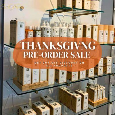 Enjoy our biggest sale of the year with 20% OFF all Eminence products! Pre-order from November 1 to 27.