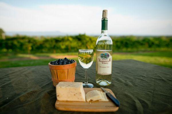 Wine, cheese, and beautiful views available everyday!