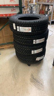 The right size this time, 265/70r17. Great deal on Black Friday.