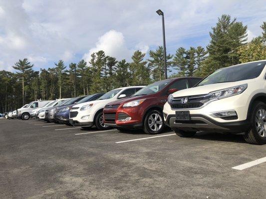 Great selection of SUVS. Hybrids, all wheel drive, third row seating- you name it!