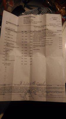 anti-theft device Lie to me$250 receipt