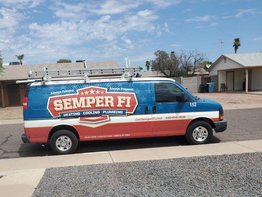 Semper Fi work truck!