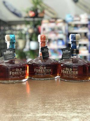 Old Forester Birthday Bourbon! 2003, 2004 & 2005.