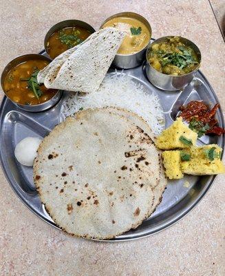 Jowar thali