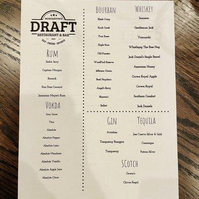 Drink Menu pg2 11/28/20