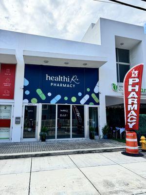 Healthi Rx Pharmacy storefront.