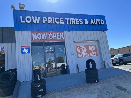 Low Price Tires & Auto 
State Inspection
Tire Sale