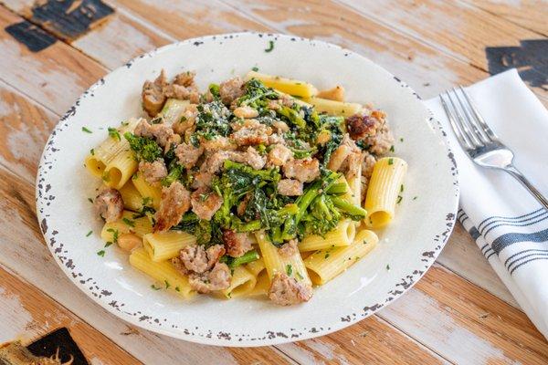 rigatoni broccoli rabe and sausage