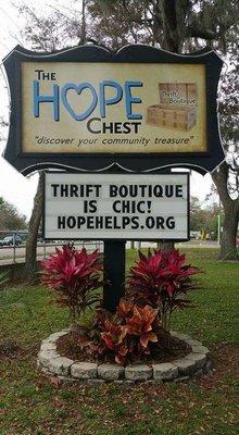 The HOPE Chest located at 1802 West Broadway, Oviedo, FL 32765.