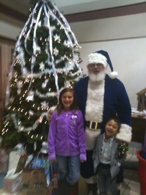 Blue Santa in the house!!!