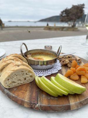 Baked Brie with a view