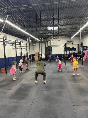 Crossfit Kids classes are available.