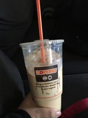 French vanilla iced coffee made to perfection