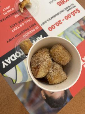 Cinnamon Sugar Pretzel Nuggets Bucket