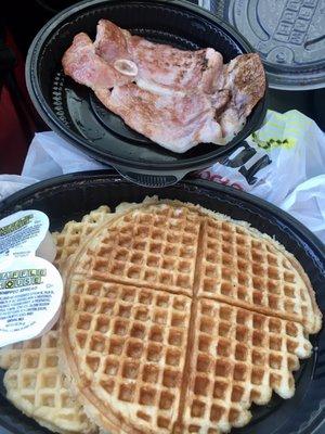 Double Waffle and Country Ham