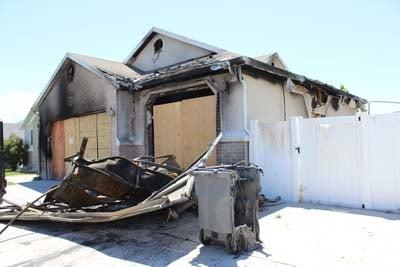 Restoresmasters Fire Damaged Home.