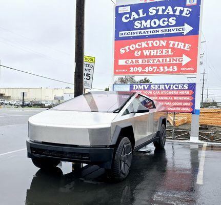 Cybertruck IN for Vin Verification and Registration